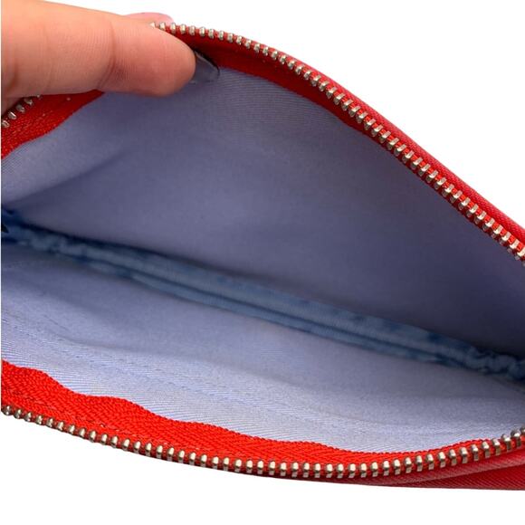 Vintage COACH y2k Red 2 Toned Wristlet - Picture 10 of 14